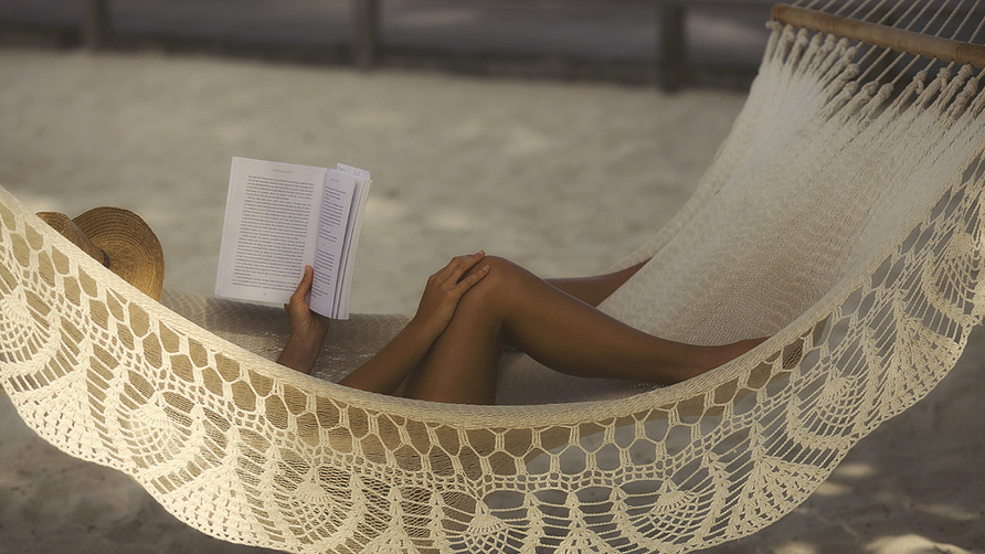 summer hammock - sieste on the beach
