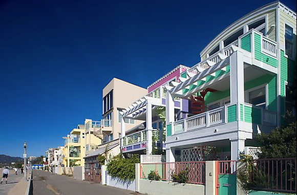Santa Monica Colorful houses
