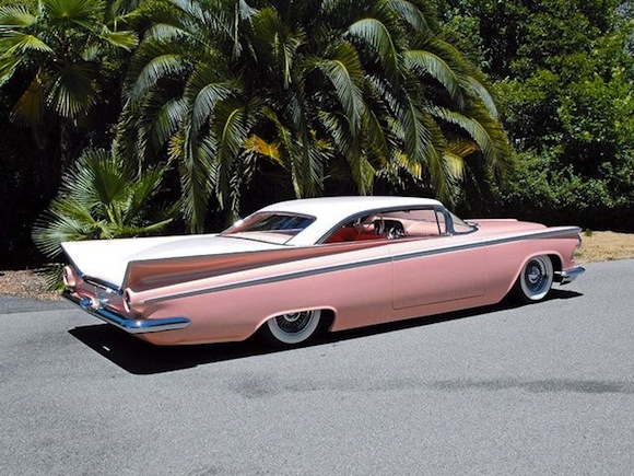 pink cadillac convertible