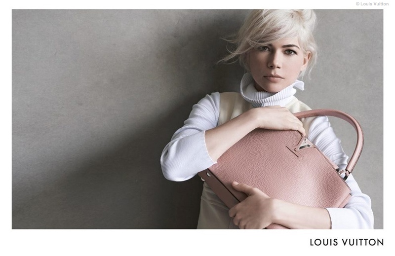 Louis Vuitton Michelle Williams FW 2014/2015 ad campaign by Peter Lidnbergh