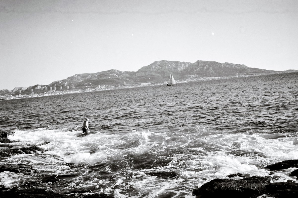 Hermine Naudin - argentique - plage