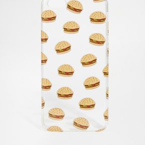 coque motif hamburger