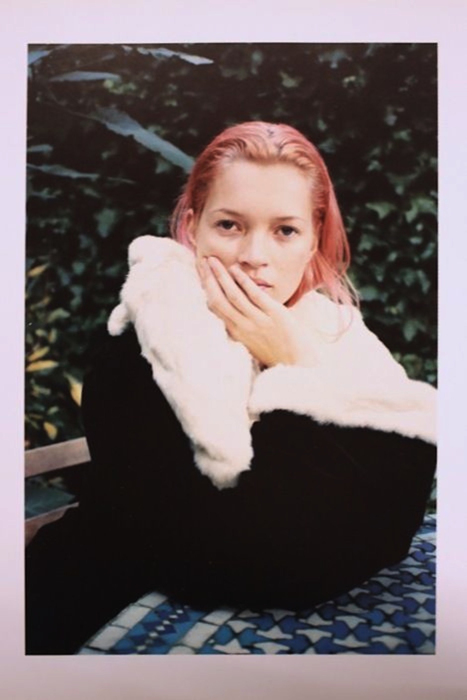 Kate Moss pink hair